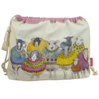 Emma Ball - Sheep in Sweaters - Drawstring Bag